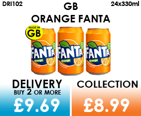 GB fanta cans